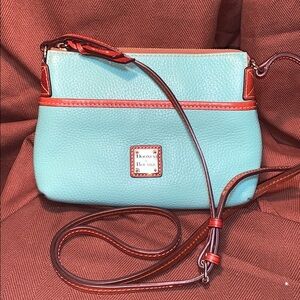 Dooney & Bourke Tiffany blue crossbody/shoulder